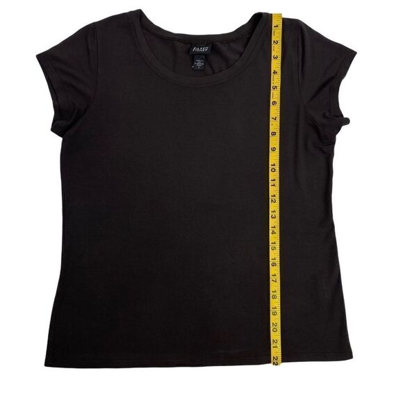 Eileen Fisher Rayon Brown Short Sleeve T-Shirt Blouse Womens Small Top - Picture 8 of 9